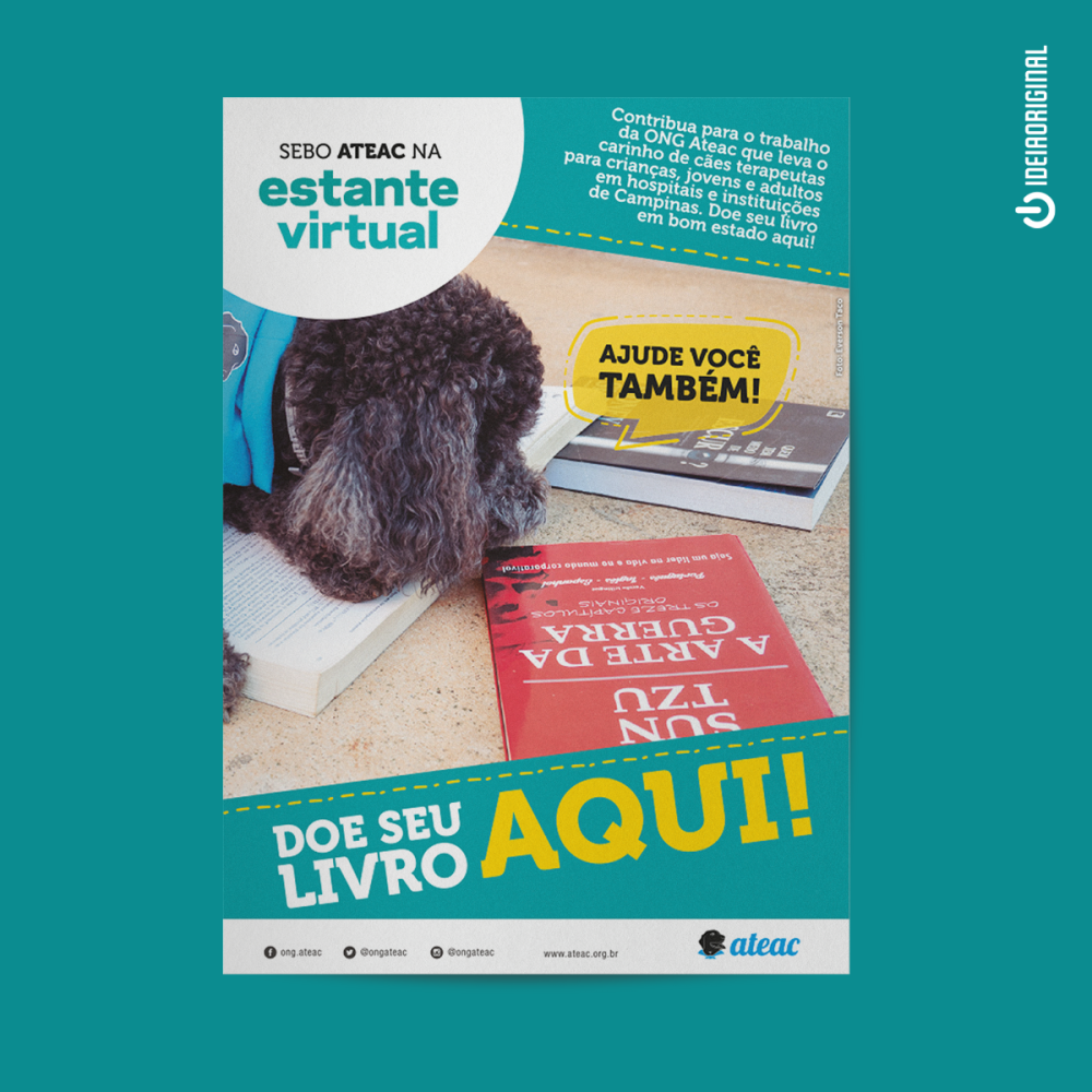 cartaz-ateac estante virtual