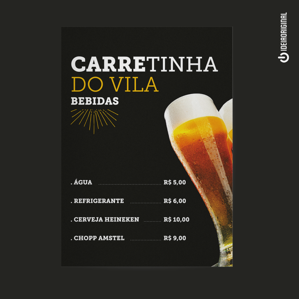 cartaz-carretinha do vila-bebidas