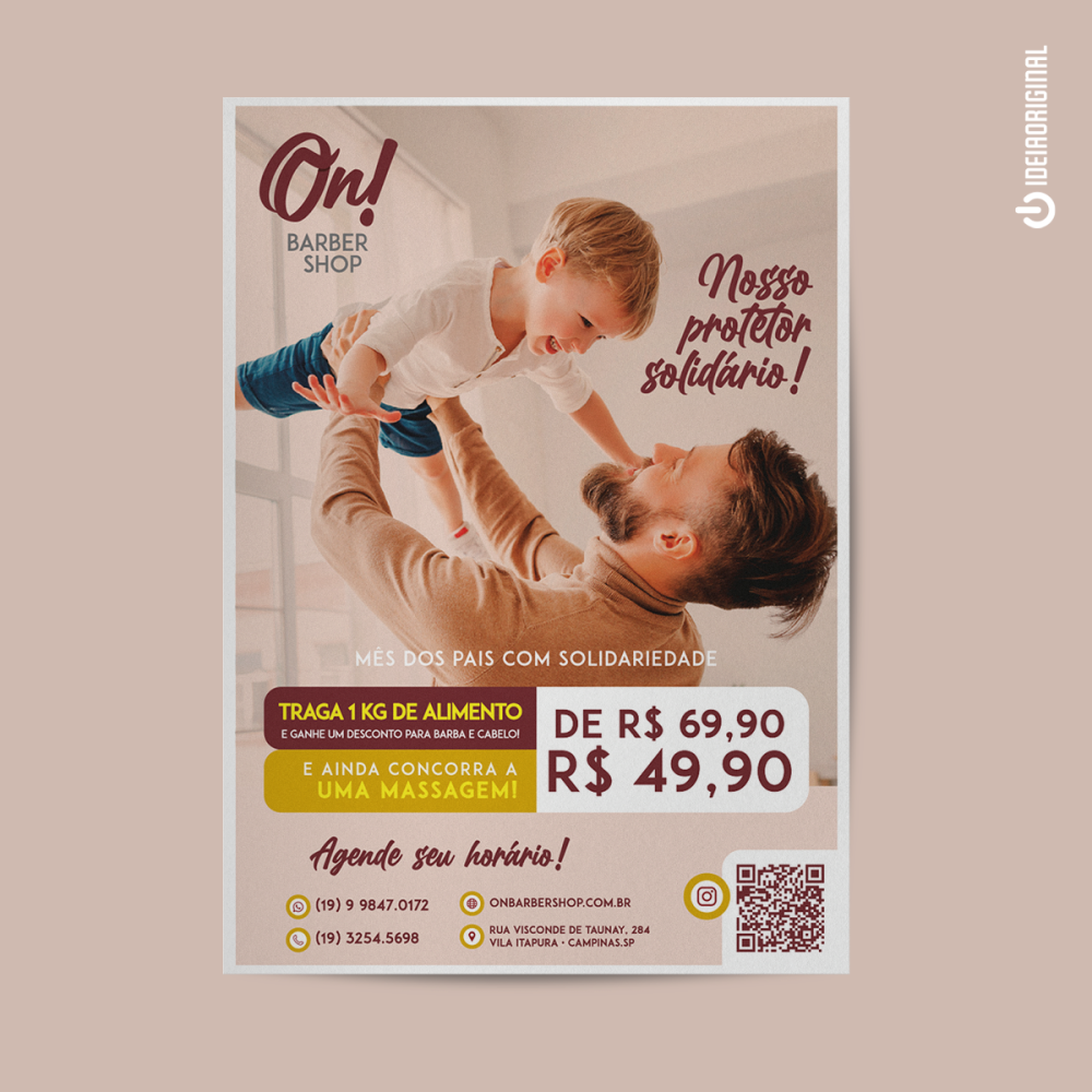 cartaz-dia dos pais - barbearia on