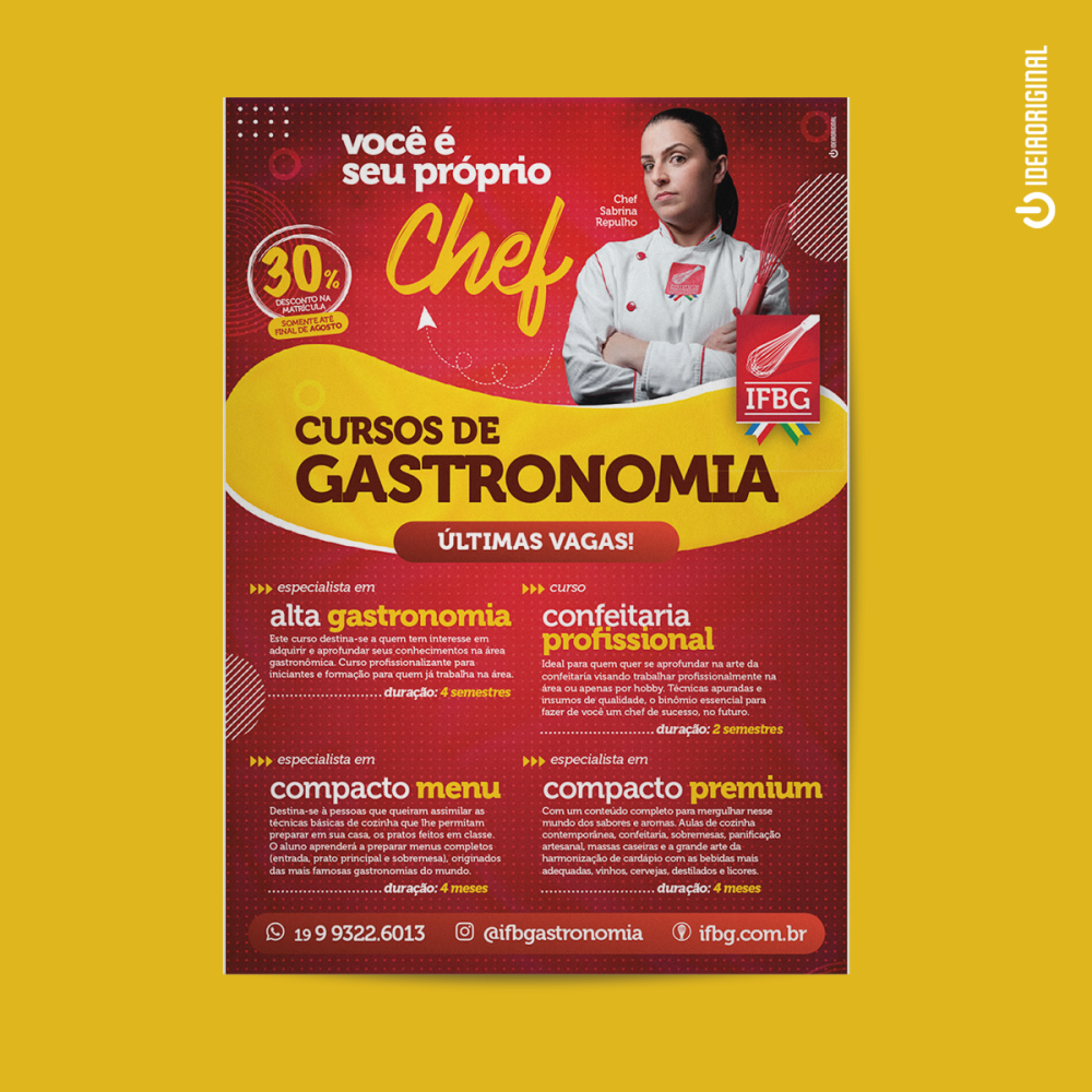 cartaz-voce e seu proprio chef-ifbg