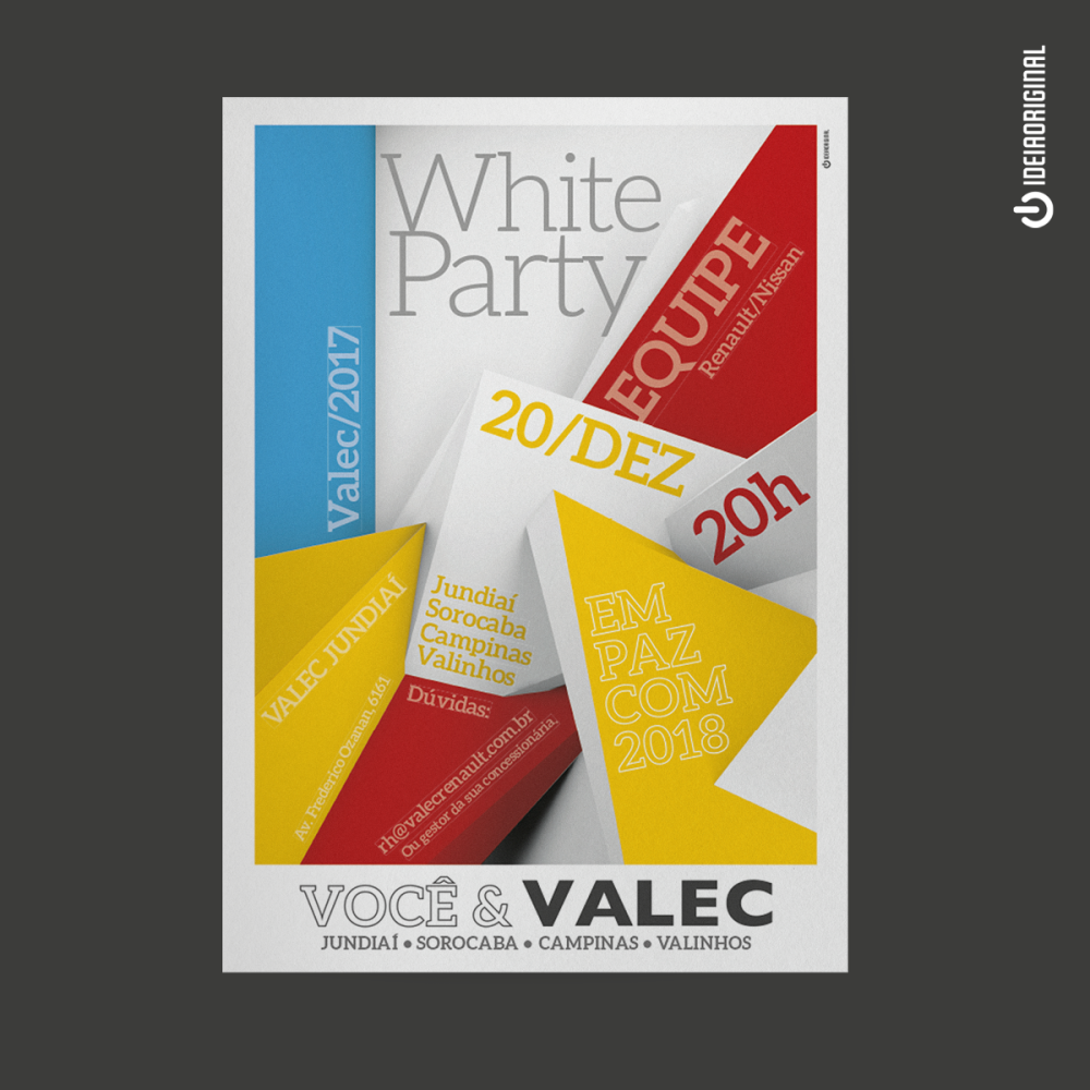 cartaz-white party valec