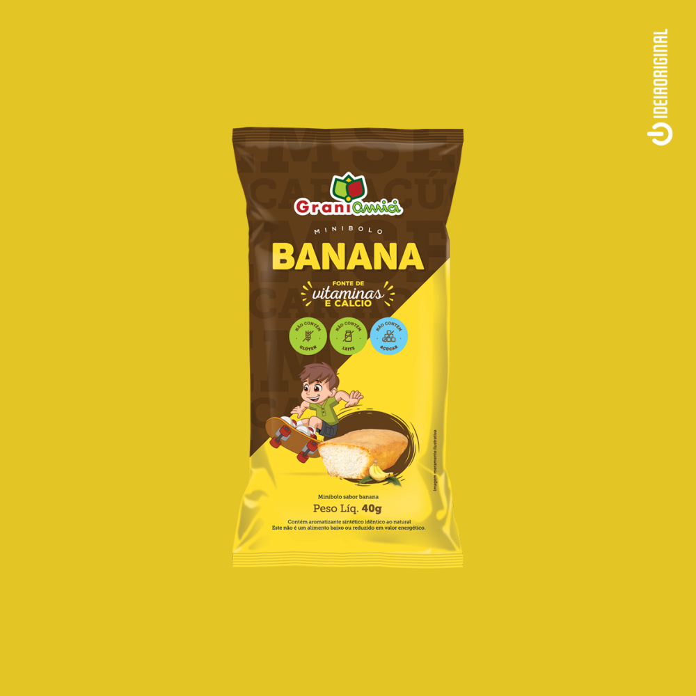 minibolo banana - graniamici