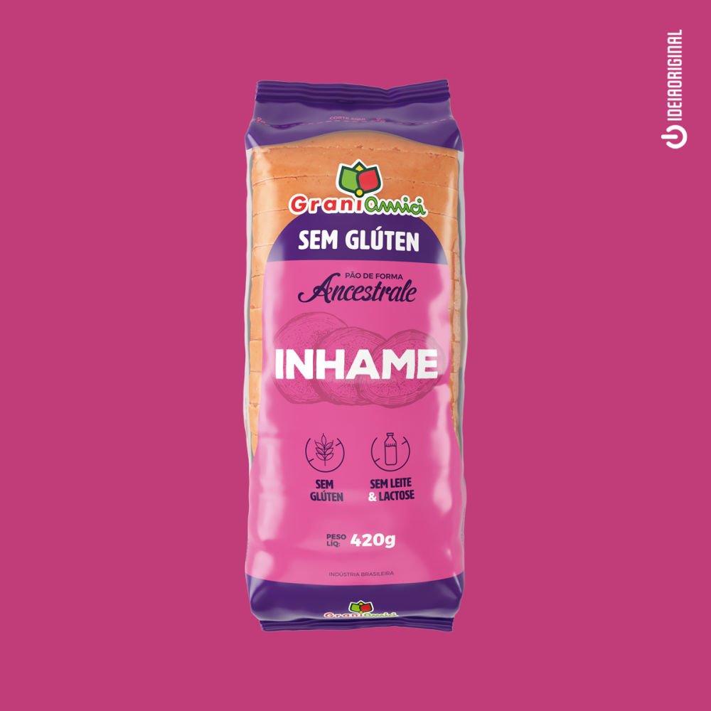 pão inhame - graniamici