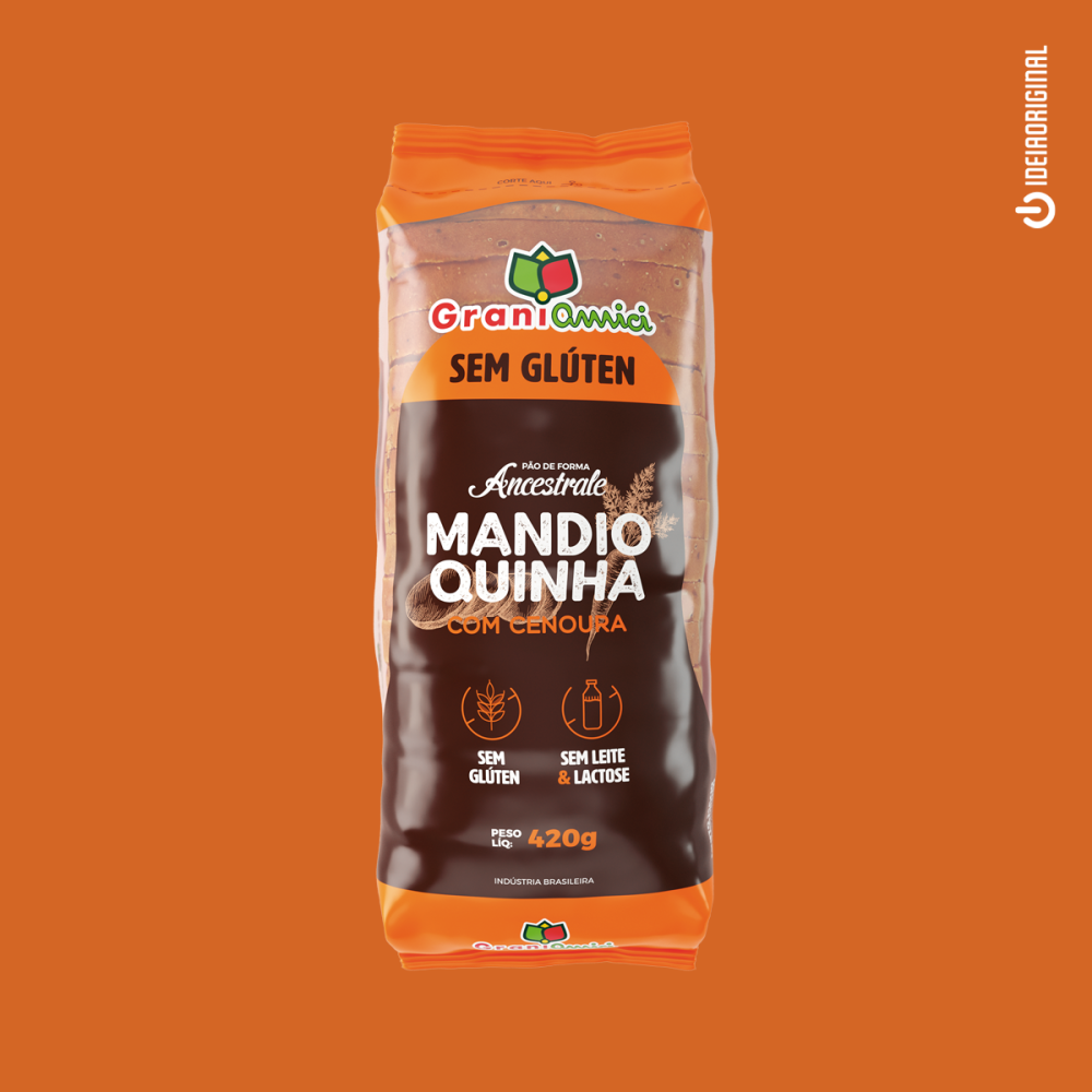 pão mandioquinho - graniamici