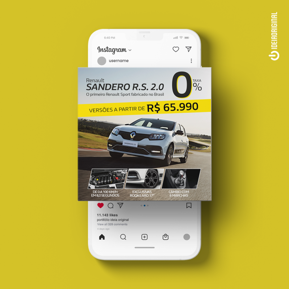 sandero rs - valec renault